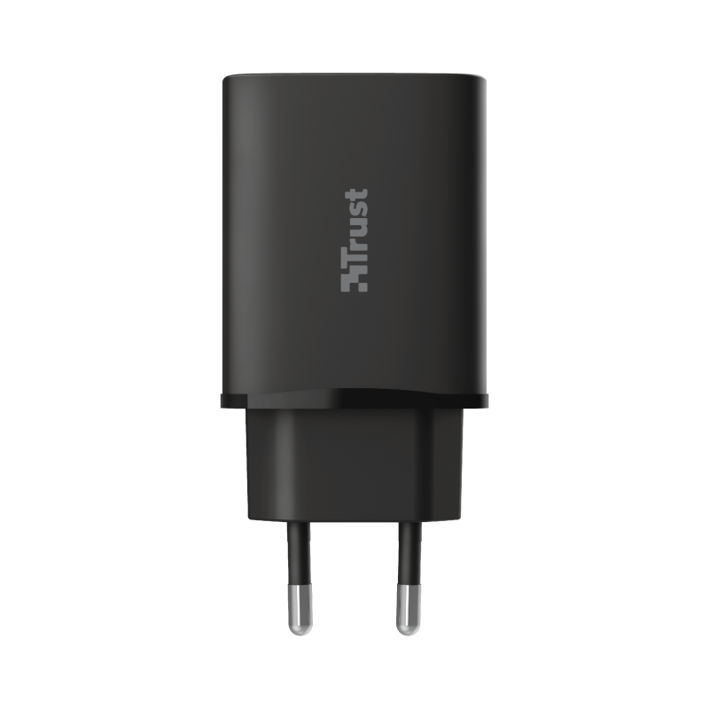Cargador Ultra Rapida Tipo C Qmax 18w Trust Negro - Imagen 4
