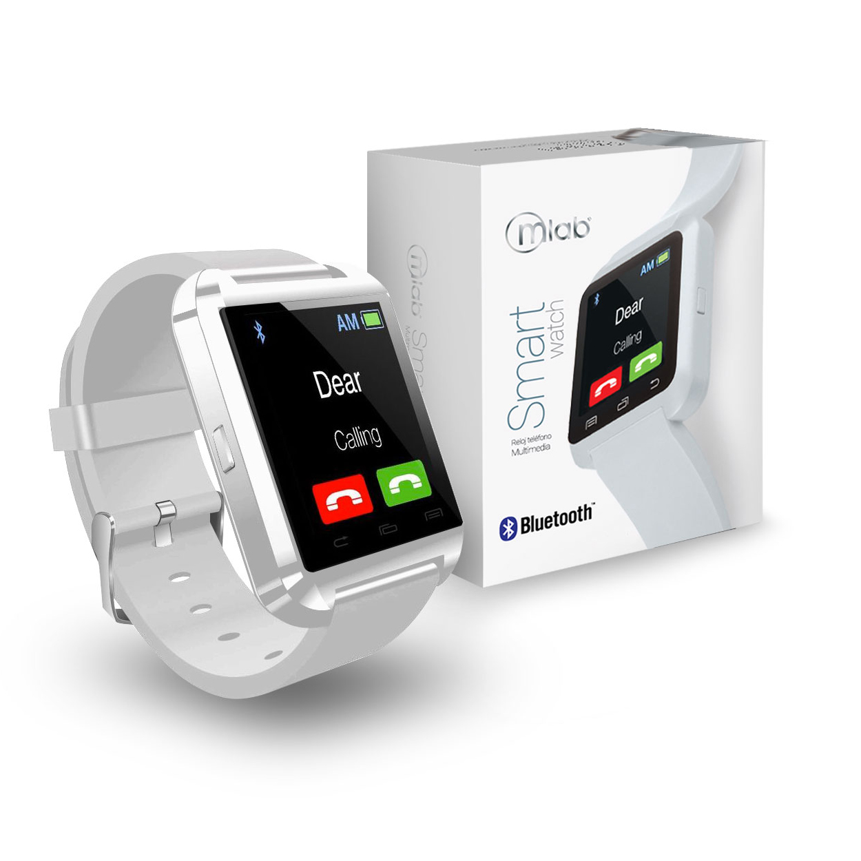 Smartwatch Microlab Bluetooth 1.5 Blanco - Imagen 3