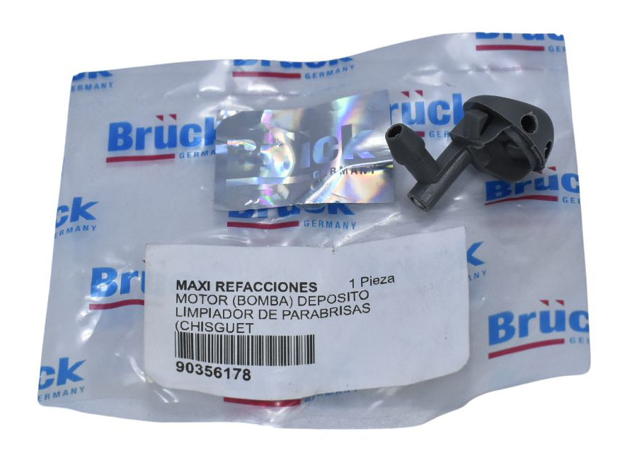 90356178MOTOR (BOMBA) DEPOSITO LIMPIAPARABRISAS (CHISGUETERO)CHEVROLET CHEVY C1 (94-03) JOY, POP, SWING, MONZA, STATION WAGON, PICK-UP, C2 (04-08), C3 (09-12) 1.4, 1.6 LITROS DELANTERO90356178 - Imagen 5