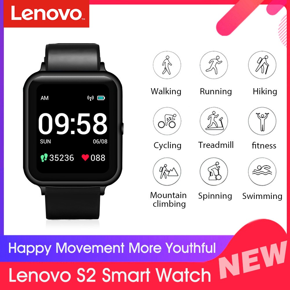 Reloj Smartwatch Lenovo S2 Dorado Rojo - Imagen 3
