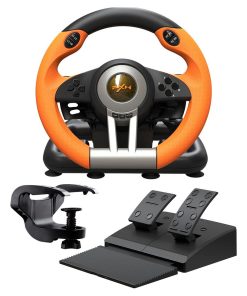 Kit Volante Con Pedales Pxn V3 Pro Para Pc Ps4 Xbox Switch Naranjo