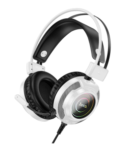 Audifonos Gamer Hoco W110 Usb + 3.5mm Blanco