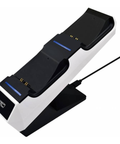 Cargador Dock Dual Ps5 Gtc JPG-027 Blanco