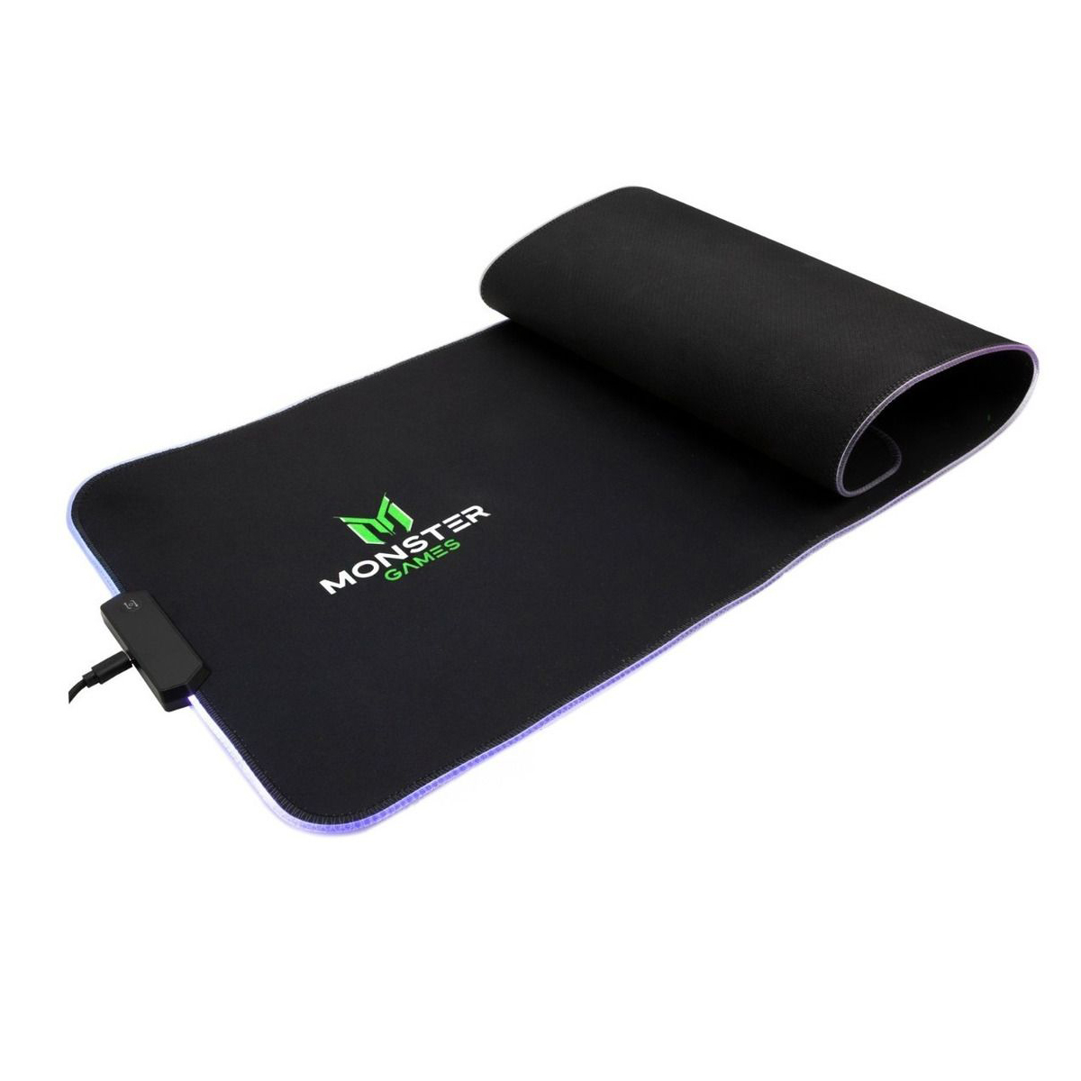 Mousepad Gamer Monster 80×30 Cm Rgb Negro